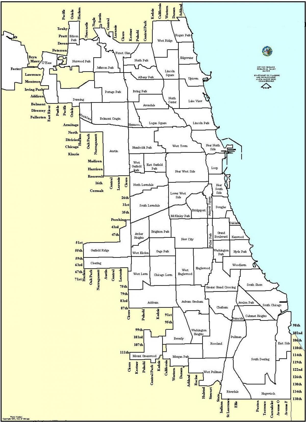 peta zonasi Chicago