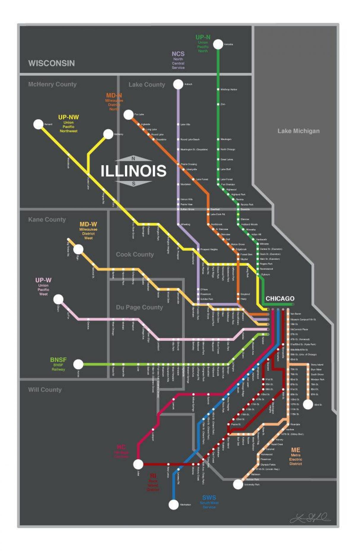 metra peta Chicago