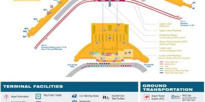 Peta dari O Hare terminal 5