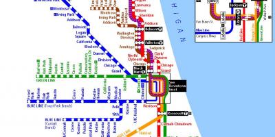 Subway di Chicago peta