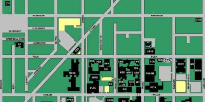Peta dari UIC kampus barat